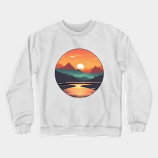 SUNSET TIME Crewneck Sweatshirt